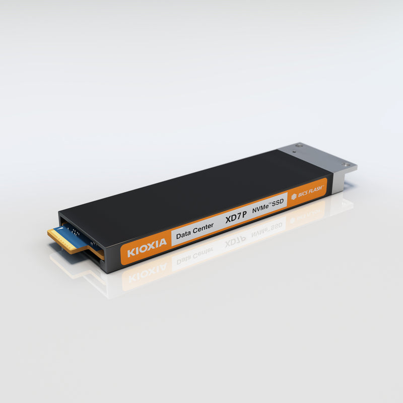KIOXIA XD8 (E1.S 9.5mm) - 7.68TB रीड इंटेंसिव 1 DWPD PCIe 5.0 SSD
